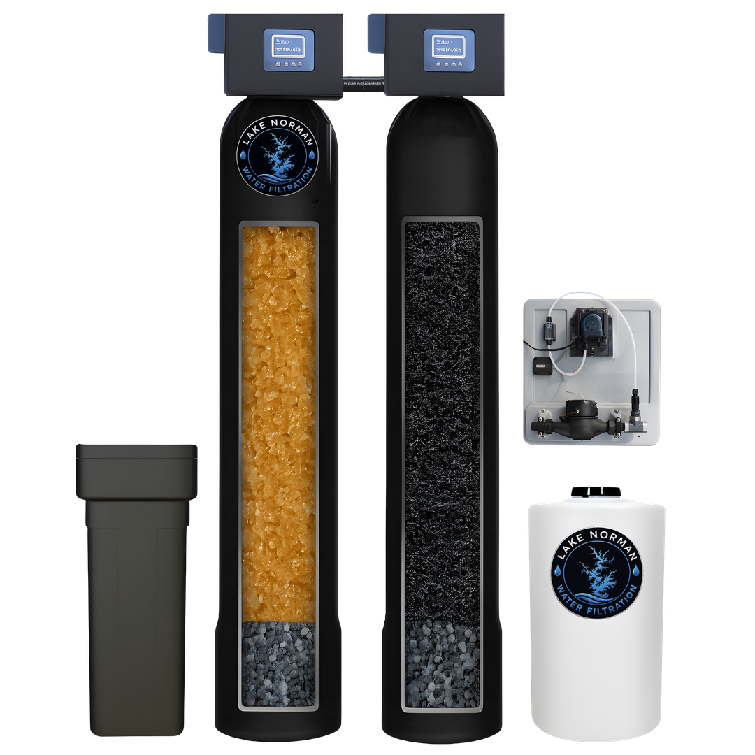Home Iron and Sulfur Removal System installed by Lake Norman Water Filtration